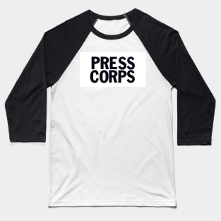 Press Corps face mask Baseball T-Shirt